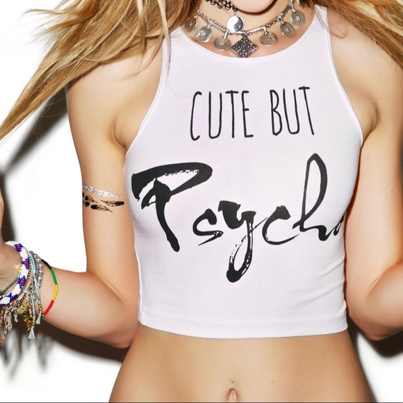 Cute but psycho crop top - Picture 2 of 2